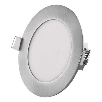 LED iebūvējamais griestu gaismeklis NEXXO LED/7W/230V 3000/3500/4000K sudraba Ø 12 cm