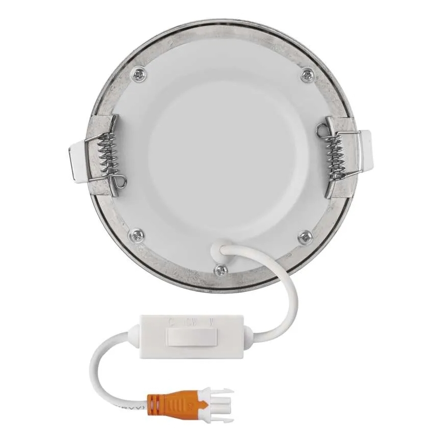 LED iebūvējamais griestu gaismeklis NEXXO LED/7W/230V 3000/3500/4000K sudraba Ø 12 cm