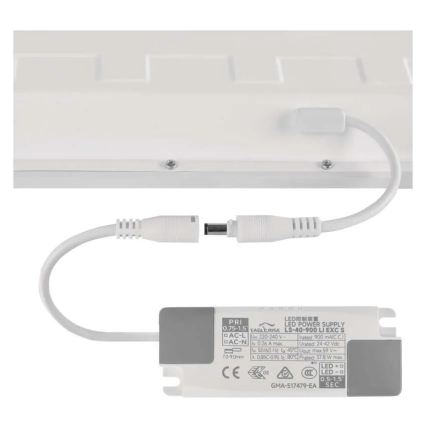 LED iebūvējamais griestu panelis DIXXO LED/36W/230V 4000K UGR19 60x60 cm balts