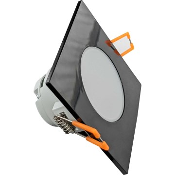 LED iebūvējamais vannasistabas griestu gaismeklis BONO LED/5W/230V 3000K IP65 melns