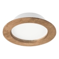 LED Iebūvējams gaismeklis WOODY SPOT LED/12,5W/230V 4000K valrieksts Ø 16 cm