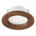 LED Iebūvējams gaismeklis WOODY SPOT LED/5,5W/230V 4000K ķirša koks Ø 10 cm