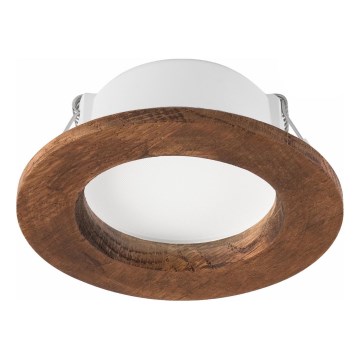 LED Iebūvējams gaismeklis WOODY SPOT LED/5,5W/230V 4000K ķirša koks Ø 10 cm
