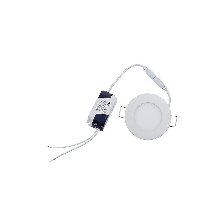 LED iebūvējams griestu gaismeklis LED/3W/230V 3000K
