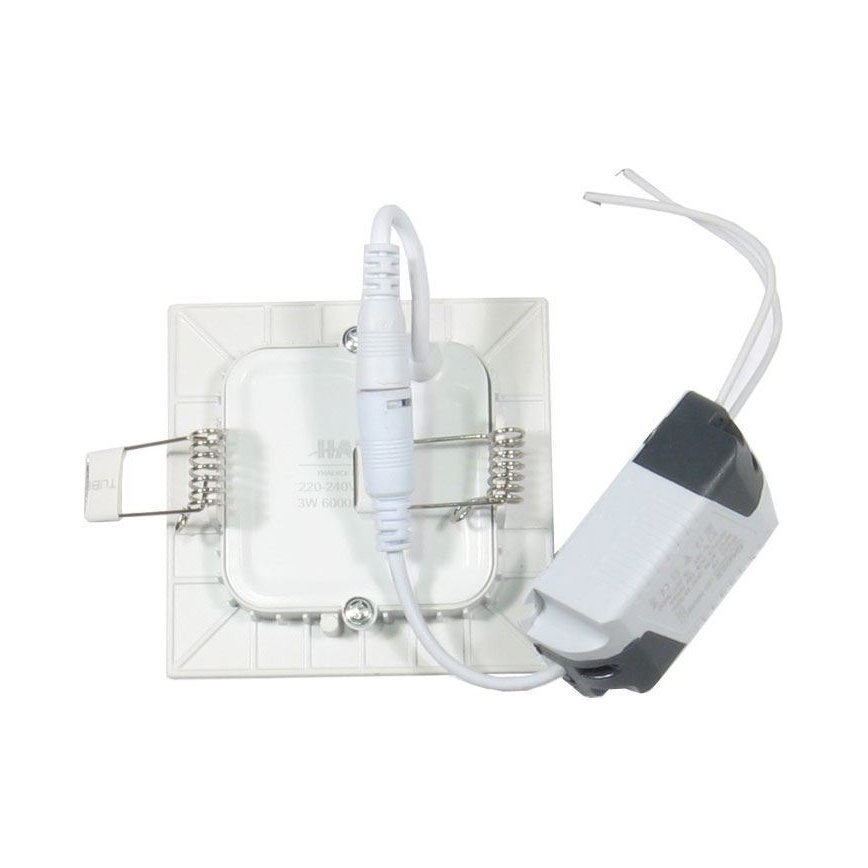 LED iebūvējams griestu gaismeklis LED/3W/230V 3000K