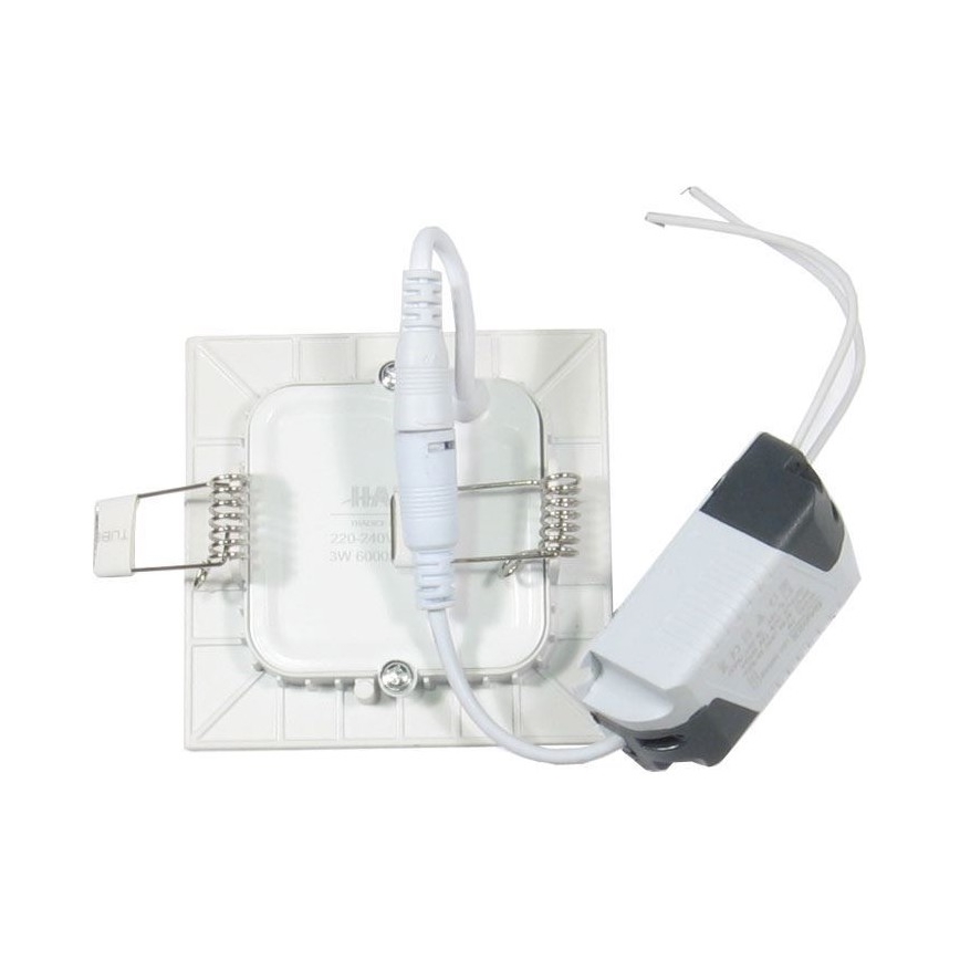 LED iebūvējams griestu gaismeklis LED/3W/230V 6000K