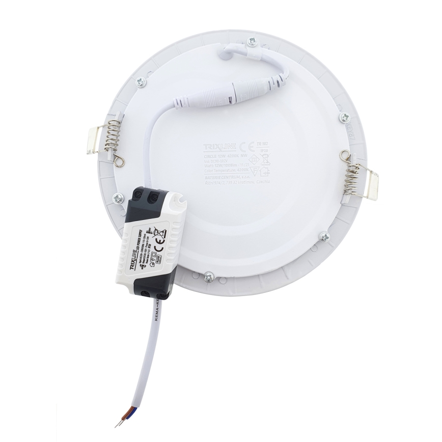 LED iebūvējams griestu gaismeklis ROUND LED/12W/230V 4200K
