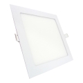 LED iebūvējams griestu gaismeklis SQUARE LED/12W/230V 2700K