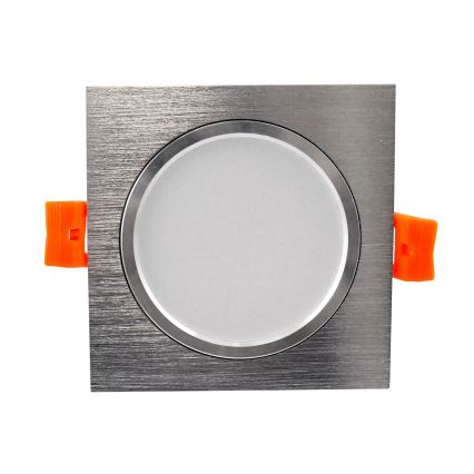 LED iebūvējams griestu gaismeklis VENUS LED/7W/230V sudraba leņķa