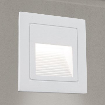LED Iebūvēta lampa LORO LED/2W/230V IP65 balta