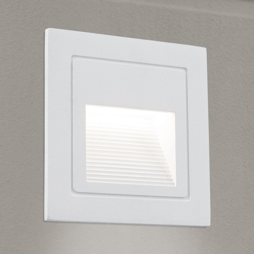 LED Iebūvēta lampa LORO LED/2W/230V IP65 balta