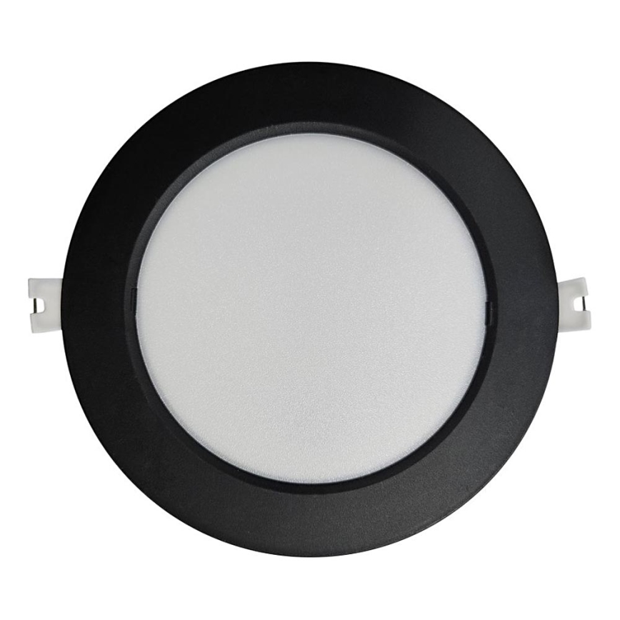 LED Iegremdējama lampa CIRCLE LED/12W/230V 4000K d. 17 cm melna