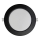 LED Iegremdējama lampa CIRCLE LED/12W/230V 4000K d. 17 cm melna
