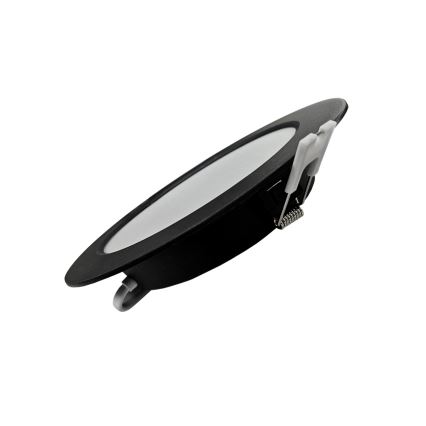 LED Iegremdējama lampa CIRCLE LED/12W/230V 4000K d. 17 cm melna