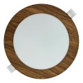 LED Iegremdējama lampa CIRCLE LED/12W/230V 4200K d. 16,7 cm brūna