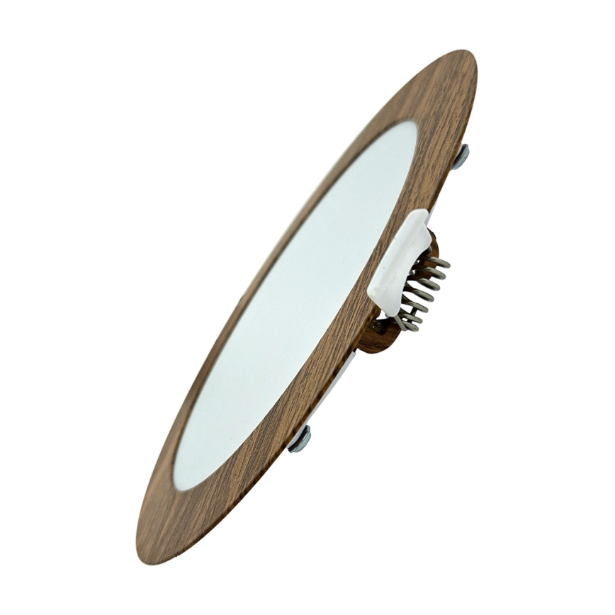 LED Iegremdējama lampa CIRCLE LED/12W/230V 4200K d. 16,7 cm brūna