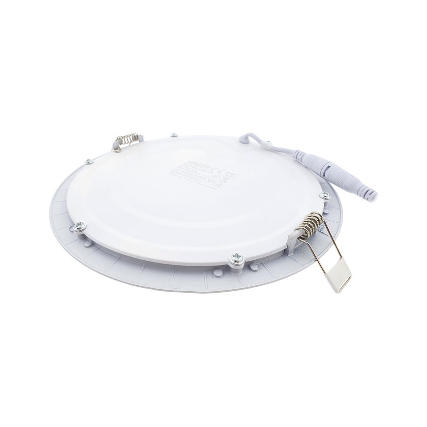 LED Iegremdējama lampa CIRCLE LED/15W/230V 6500K d. 18,8 cm balta