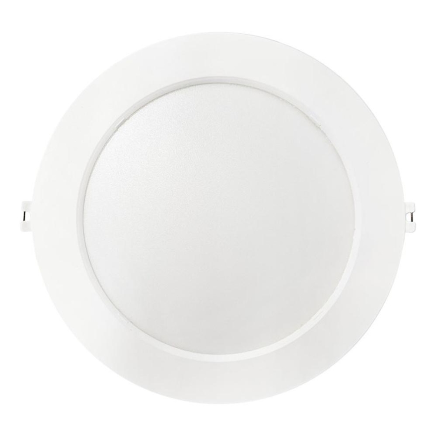 LED Iegremdējama lampa CIRCLE LED/18W/230V 4000K d. 22 cm balta
