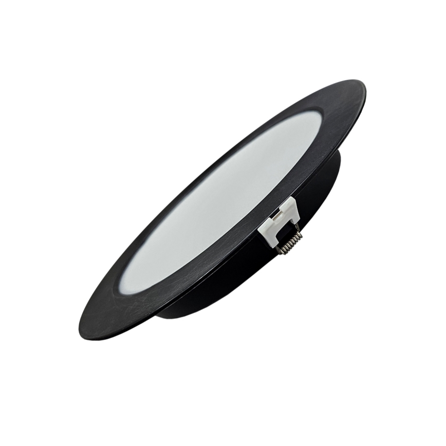 LED Iegremdējama lampa CIRCLE LED/18W/230V 4000K d. 22 cm melna