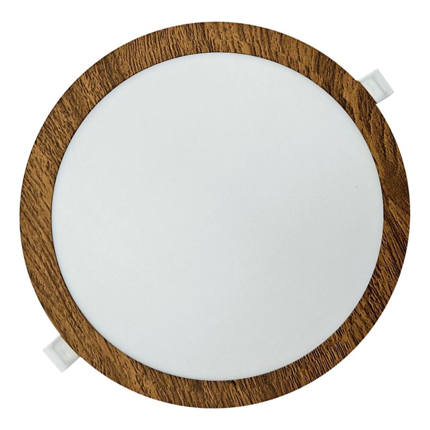 LED Iegremdējama lampa CIRCLE LED/24W/230V 4200K d. 29,6 cm brūna