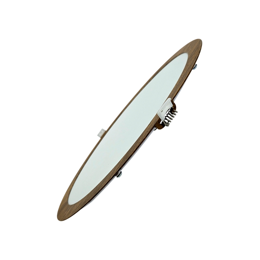 LED Iegremdējama lampa CIRCLE LED/24W/230V 4200K d. 29,6 cm brūna