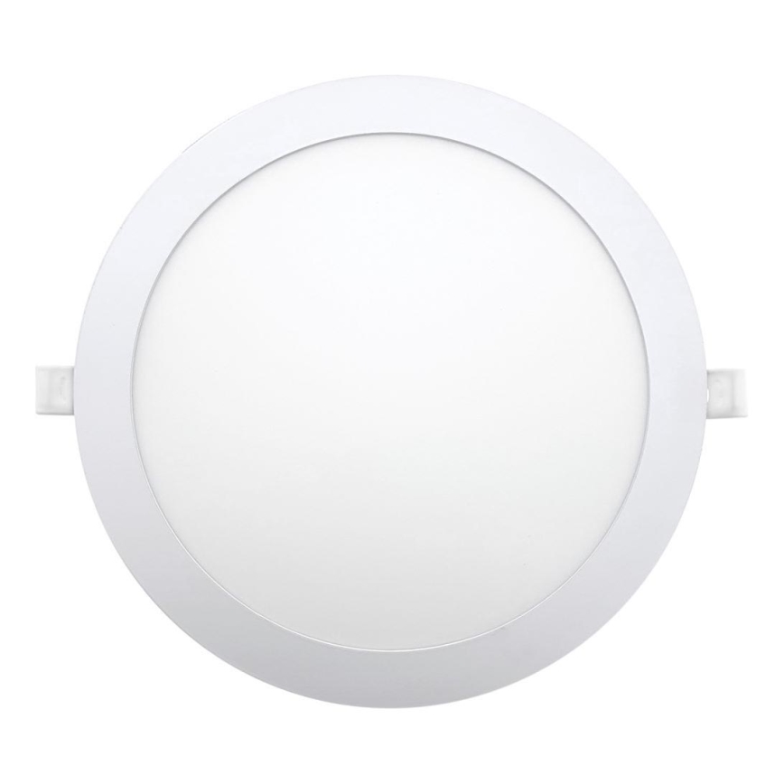 LED Iegremdējama lampa CIRCLE LED/24W/230V 6500K d. 30 cm balta