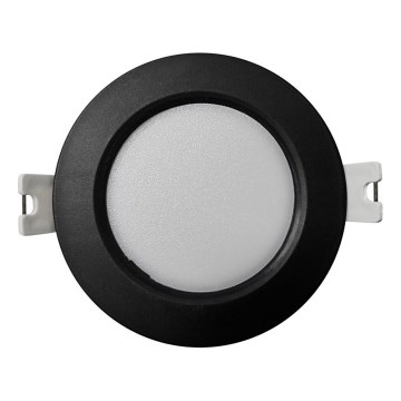 LED Iegremdējama lampa CIRCLE LED/3W/230V 4000K d. 9 cm melna