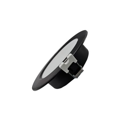 LED Iegremdējama lampa CIRCLE LED/3W/230V 4000K d. 9 cm melna
