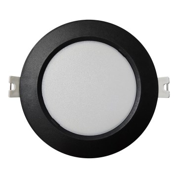 LED Iegremdējama lampa CIRCLE LED/6W/230V 4000K d. 12 cm melna