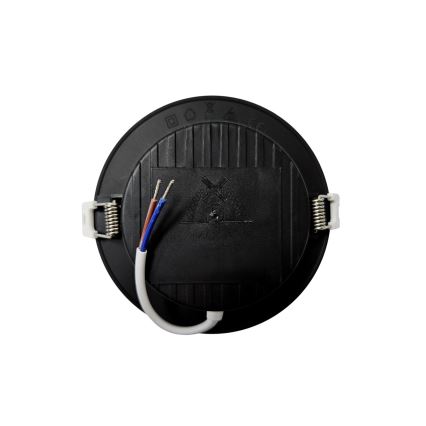 LED Iegremdējama lampa CIRCLE LED/6W/230V 4000K d. 12 cm melna