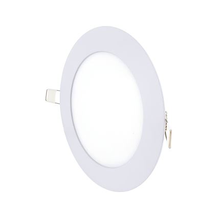 LED Iegremdējama lampa CIRCLE LED/9W/230V 6500K d. 14,5 cm balta