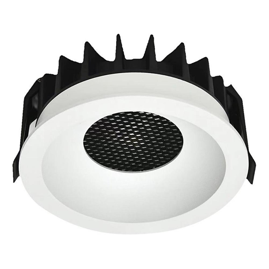 LED Iegremdējama lampa LED/12W/230V 3000/4000/6400K ø 8,6 cm balta