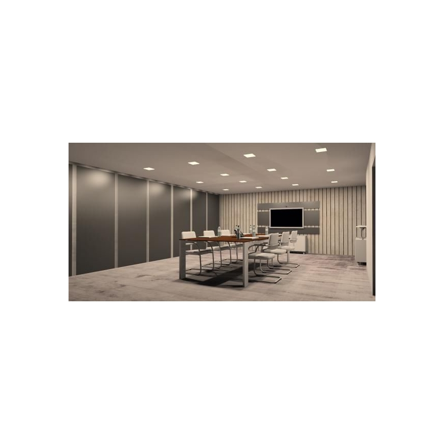 LED Iegremdējama lampa LED/12W/230V