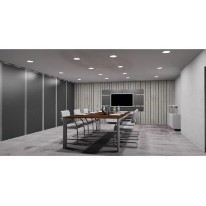 LED Iegremdējama lampa LED/12W/230V