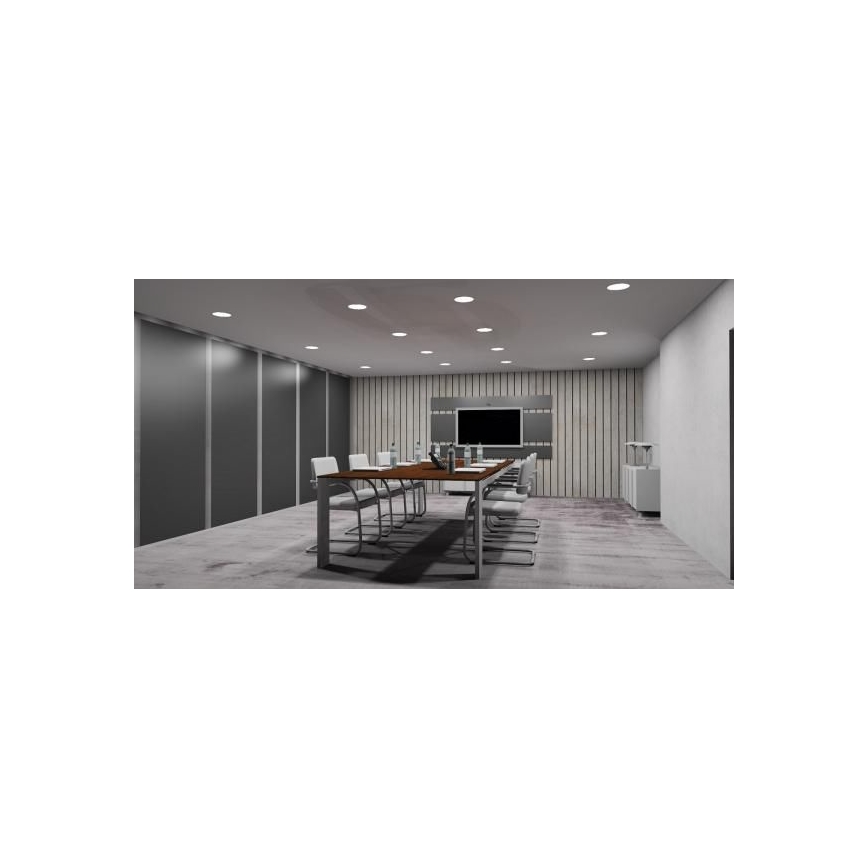 LED Iegremdējama lampa LED/12W/230V