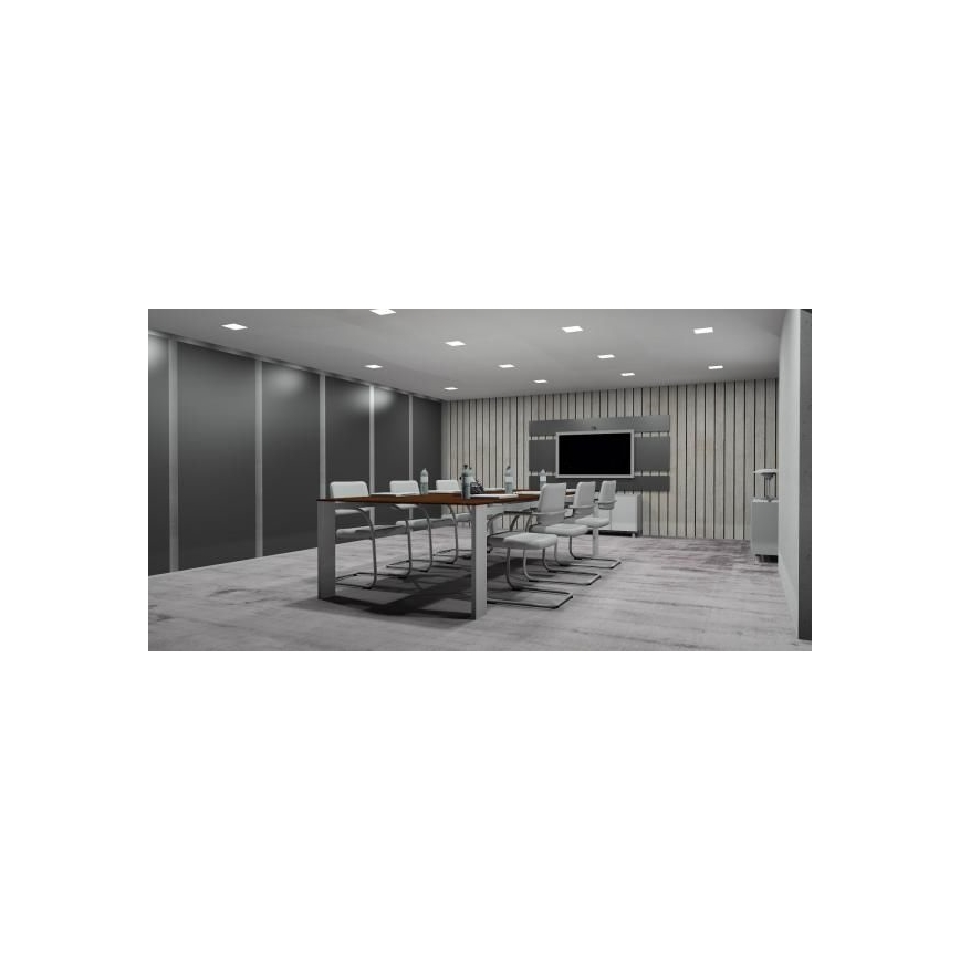 LED Iegremdējama lampa LED/12W/230V