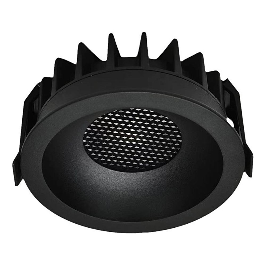 LED Iegremdējama lampa LED/18W/230V 3000/4000/6400K ø 10,6 cm melna