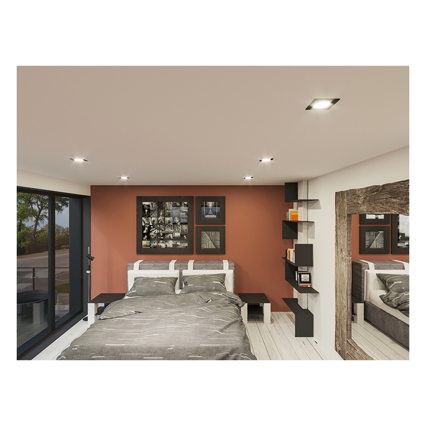 LED Iegremdējama lampa LED/18W/230V 4000K 11,5x11,5 cm balta