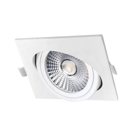 LED Iegremdējama lampa LED/18W/230V 4000K 11,5x11,5 cm balta