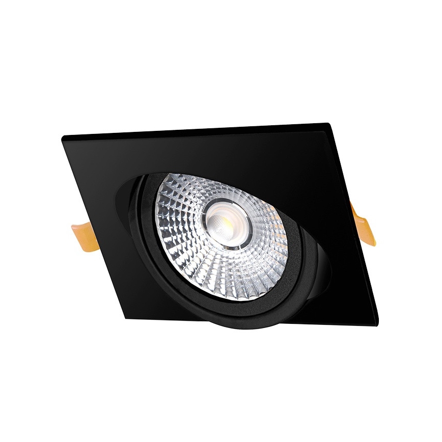 LED Iegremdējama lampa LED/18W/230V 4000K 11,5x11,5 cm melna