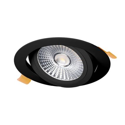 LED Iegremdējama lampa LED/18W/230V 4000K d. 11,5 cm melna