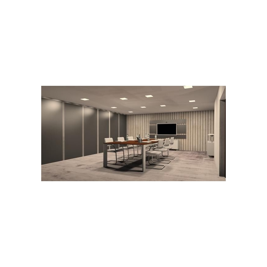 LED Iegremdējama lampa LED/18W/230V