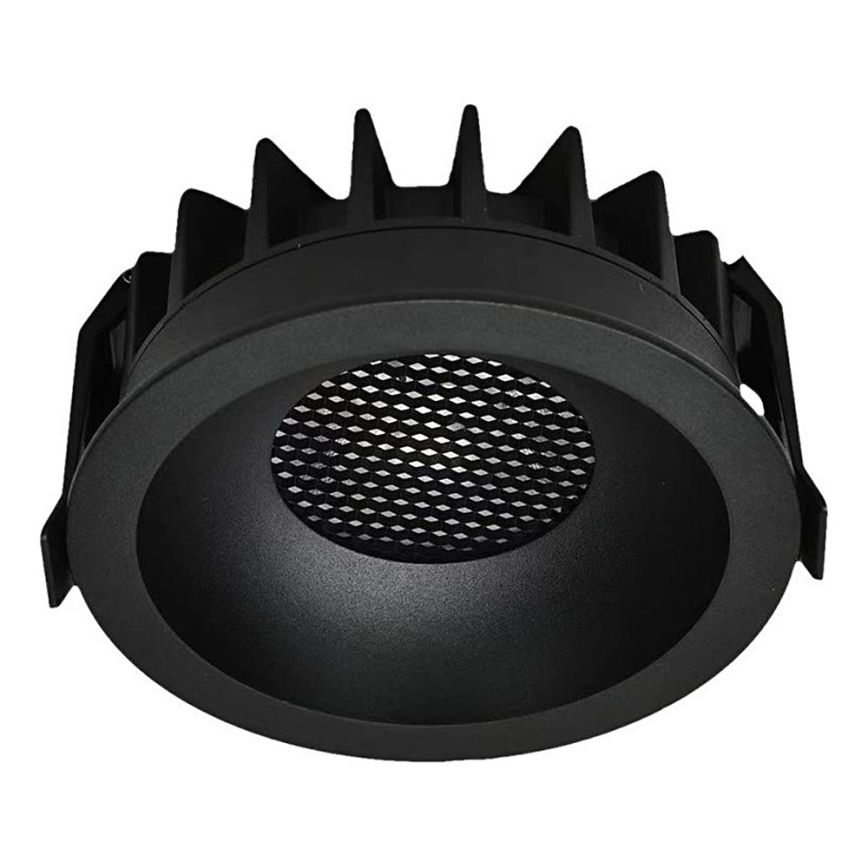 LED Iegremdējama lampa LED/24W/230V 3000/4000/6400K ø 13,5 cm melna