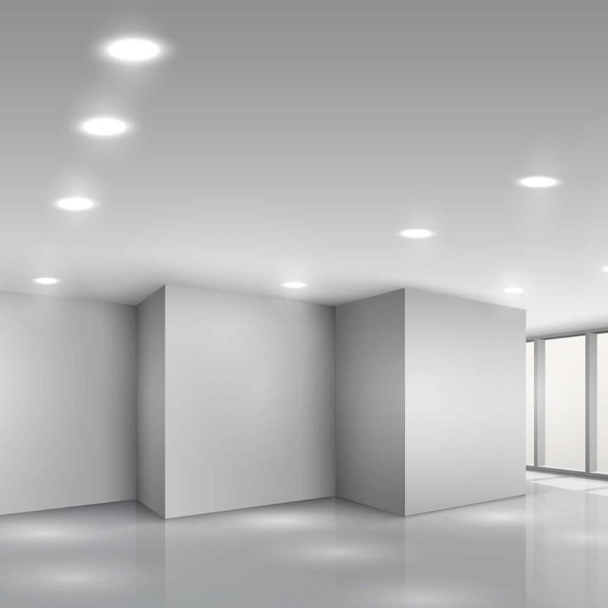 LED Iegremdējama lampa LED/3W/230V d. 9,5 cm 6500K balta