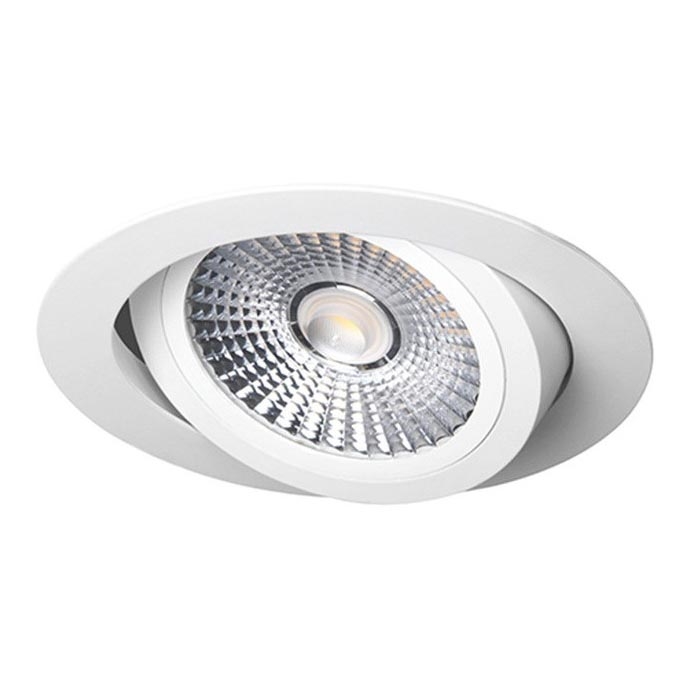 LED Iegremdējama lampa LED/6W/230V 3000K d. 8,5 cm balta