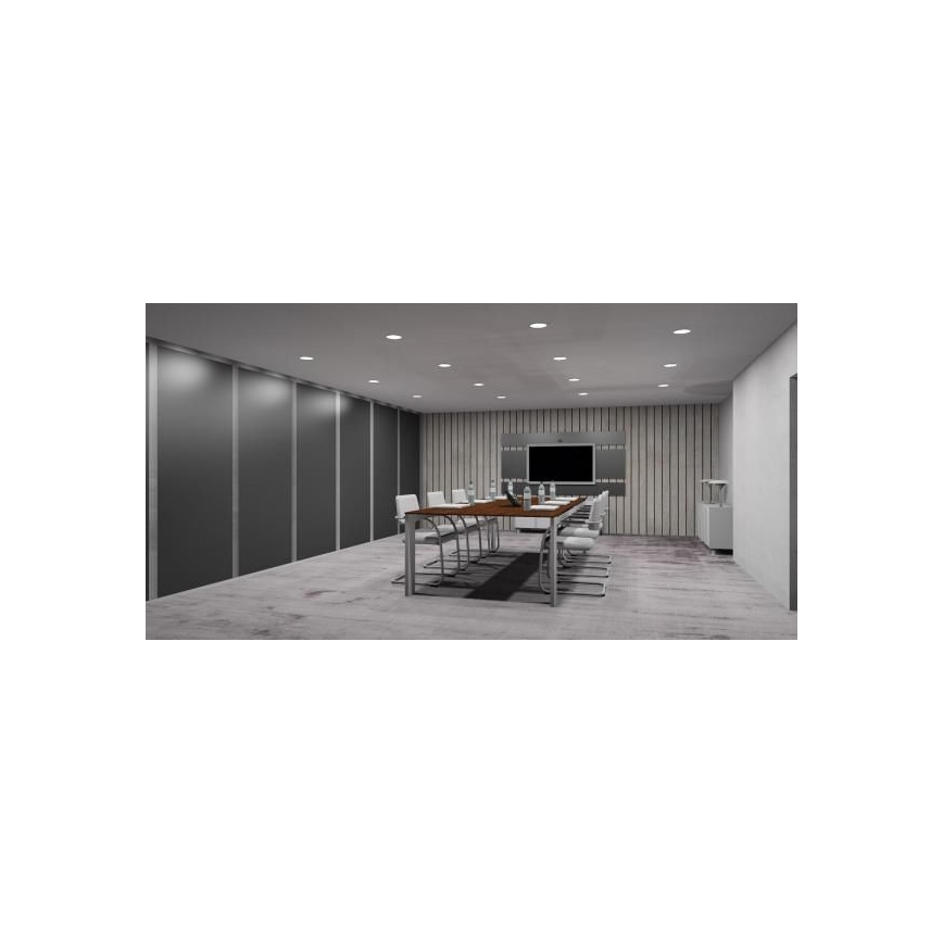 LED Iegremdējama lampa LED/6W/230V
