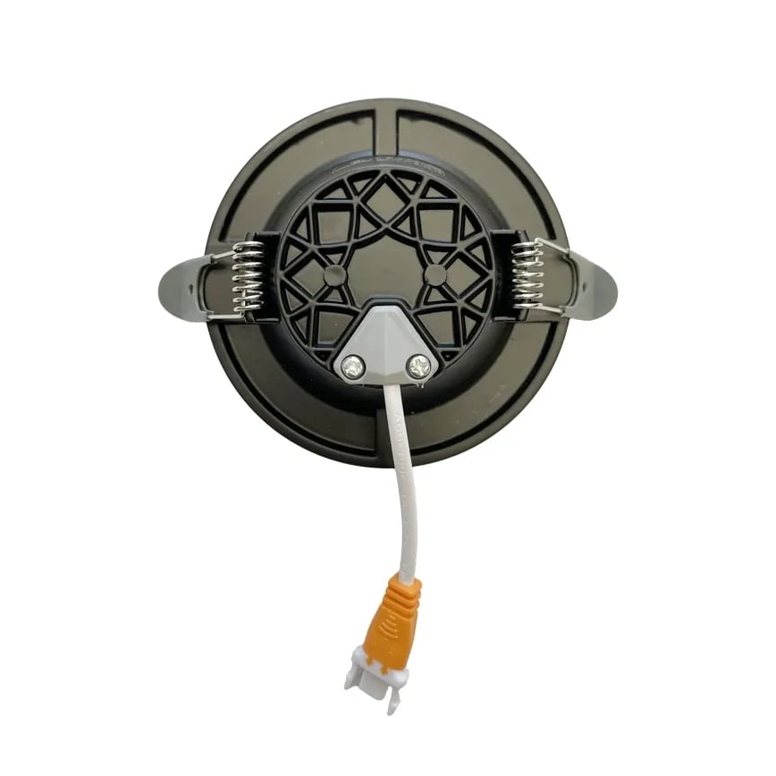 LED Iegremdējama lampa LED/7,5W/230V 4000K melna/sudraba