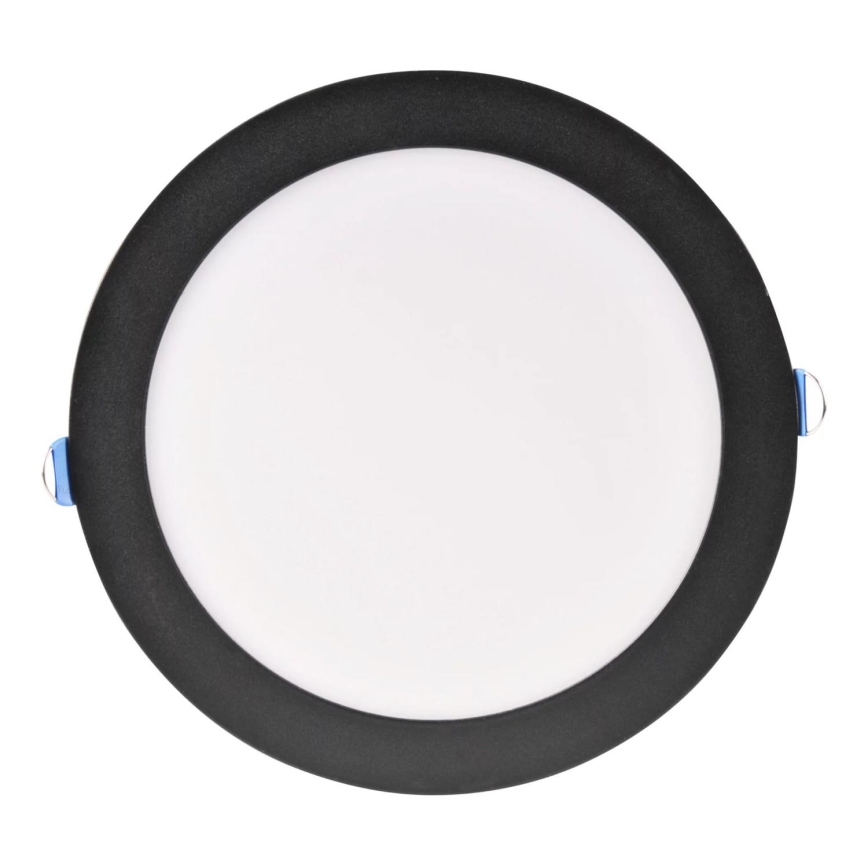 LED Iegremdējama lampa RIGEL LED/14W/230V 4000K d. 22 cm melna