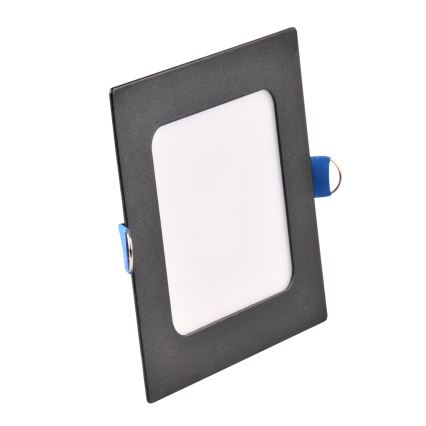 LED Iegremdējama lampa RIGEL LED/4,8W/230V 4000K 11,8x11,8 cm melna