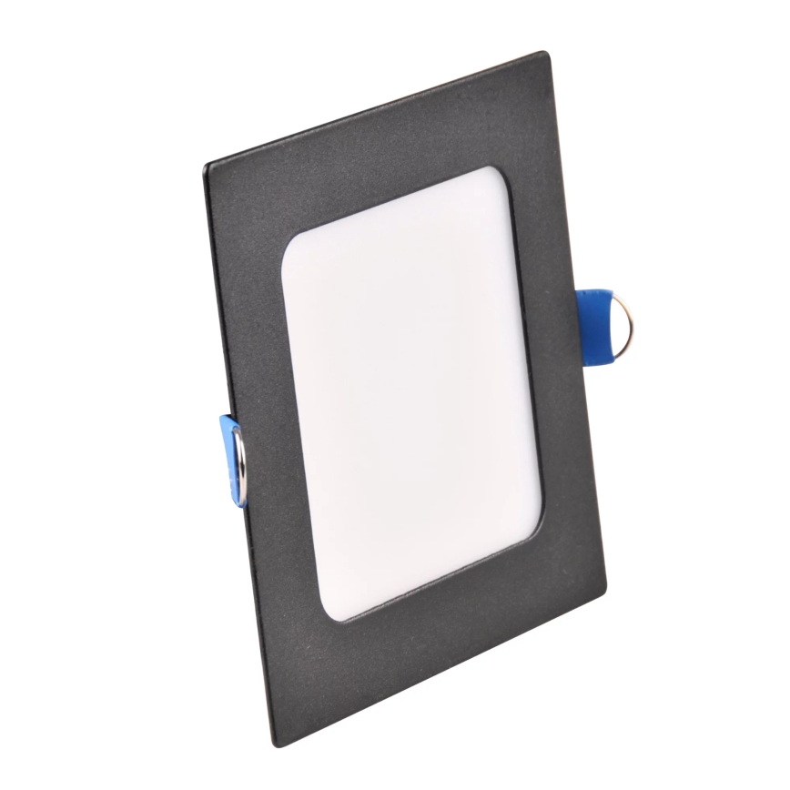 LED Iegremdējama lampa RIGEL LED/4,8W/230V 4000K 11,8x11,8 cm melna